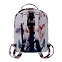 Anchor watercolor painting tattoo art anchors and birds Flap Pocket Backpack (Small) View3