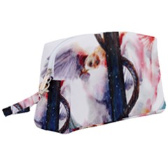 Anchor Watercolor Painting Tattoo Art Anchors And Birds Wristlet Pouch Bag (large) by Salman4z