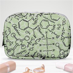 Multicolored Chemical Bond Illustration Chemistry Formula Science Make Up Pouch (small) by Salman4z