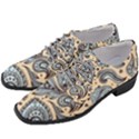 Texture Ornament Paisley Women Heeled Oxford Shoes View2