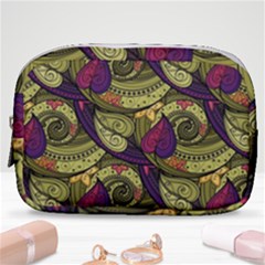 Pattern Vector Texture Style Garden Drawn Hand Floral Make Up Pouch (small) by Salman4z