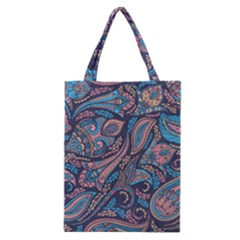 Background Ornament Paisley Classic Tote Bag by Salman4z