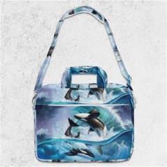 Orca Wave Water Underwater Macbook Pro 13  Shoulder Laptop Bag  by Salman4z