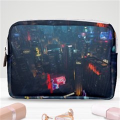 Cityscape Digital Art Make Up Pouch (medium) by Salman4z