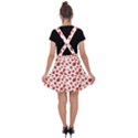 Watercolor Strawberry Velvet Suspender Skater Skirt View2