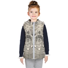 Old Vintage Astronomy Kids  Hooded Puffer Vest by ConteMonfrey