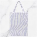 Grey Zebra Vibes Animal Print  Classic Tote Bag View1