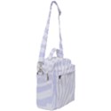 Grey Zebra Vibes Animal Print  Crossbody Day Bag View2