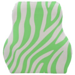 Green Zebra Vibes Animal Print  Car Seat Velour Cushion  by ConteMonfrey