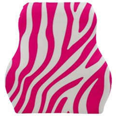 Pink Fucsia Zebra Vibes Animal Print Car Seat Velour Cushion  by ConteMonfrey