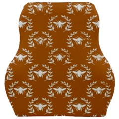 Brown Golden Bees Car Seat Velour Cushion  by ConteMonfrey