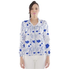 Blue Classy Tulips Women s Windbreaker by ConteMonfrey