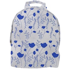 Blue Classy Tulips Mini Full Print Backpack by ConteMonfrey