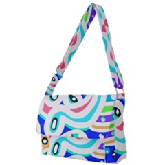 Crazy Pop Art - Doodle Animals   Full Print Messenger Bag (s) by ConteMonfrey