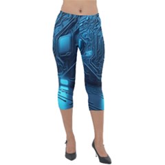 Technology Modern Lightweight Velour Capri Leggings  by Simbadda