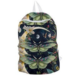 Flower Mot Moon Star Planet Foldable Lightweight Backpack by Simbadda