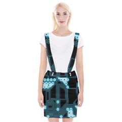 A Completely Seamless Background Design Circuitry Braces Suspender Skirt by Amaryn4rt