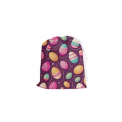 Easter Eggs Egg Drawstring Pouch (xs) by Ravend