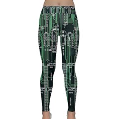 Printed Circuit Board Circuits Classic Yoga Leggings by Celenk