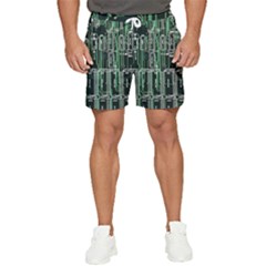 Printed Circuit Board Circuits Men s Runner Shorts by Celenk