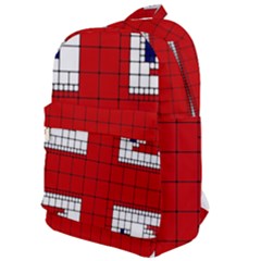 Union Jack Flag Uk Patriotic Classic Backpack by Celenk