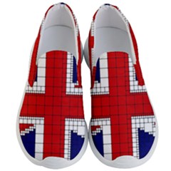 Union Jack Flag Uk Patriotic Men s Lightweight Slip Ons by Celenk