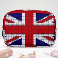 Union Jack Flag Uk Patriotic Make Up Pouch (small) by Celenk