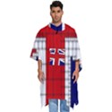 Union Jack Flag Uk Patriotic Men s Hooded Rain Ponchos View1