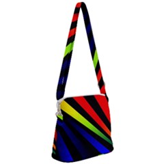 Graphic Design Computer Graphics Zipper Messenger Bag by Celenk