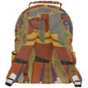 Egyptian Tutunkhamun Pharaoh Design Rounded Multi Pocket Backpack View3