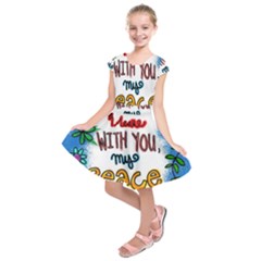 Christian Christianity Religion Kids  Short Sleeve Dress by Celenk