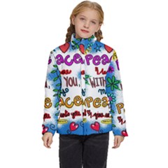 Christian Christianity Religion Kids  Puffer Bubble Jacket Coat by Celenk