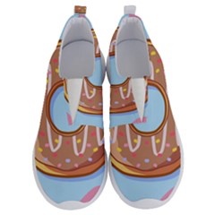 Dessert Food Donut Sweet Decor Chocolate Bread No Lace Lightweight Shoes by Uceng