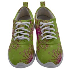 Dandelion Flower Background Nature Flora Drawing Mens Athletic Shoes by Uceng