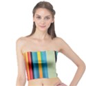 Colorful Rainbow Striped Pattern Stripes Background Tube Top View1