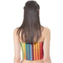 Colorful Rainbow Striped Pattern Stripes Background Tube Top View2