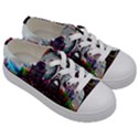 Abstract Art Psychedelic Art Experimental Kids  Low Top Canvas Sneakers View3