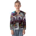 Abstract Art Psychedelic Art Experimental Kids  Peter Pan Collar Blouse View1