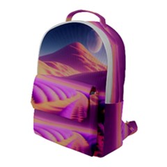 Fantasy Art Wallpaper Artwork Desktop Flap Pocket Backpack (large) by Uceng