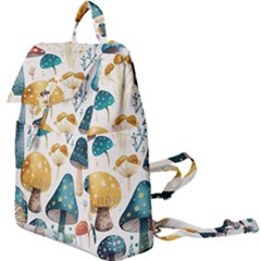 Mushroom Forest Fantasy Flower Nature Buckle Everyday Backpack by Uceng