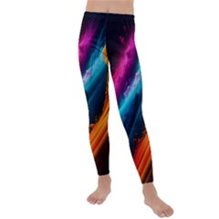 Abstract Art Artwork Kids  Lightweight Velour Leggings by Uceng