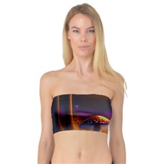 Ai Generated Mushrooms Wallpaper Bandeau Top by Uceng