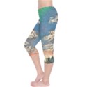 Abstract Art Psychedelic Arts Experimental Capri Leggings  View3