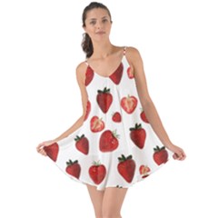 Strawberry Watercolor Love The Sun Cover Up