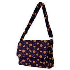 Oranges Full Print Messenger Bag (m) by SychEva