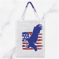 Usa Flag Eagle Symbol American Bald Eagle Country Classic Tote Bag by Wegoenart