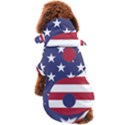 Yang Yin America Flag Abstract Art Asian Balance Dog Coat View2