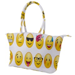 Smilie 123 Canvas Shoulder Bag by nateshop