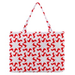 Lonely T-rex Dinosaur Dinosaur Game Pattern Zipper Medium Tote Bag by Ravend