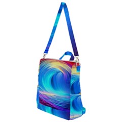 Art Fantasy Painting Colorful Pattern Design Crossbody Backpack by Ravend